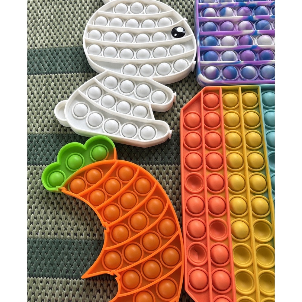 Pop It Lot Sensory Toy Lot of 31 Fidget Pop It Stress Relief Assorted - Picture 6 of 8